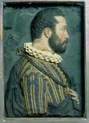 Porträtrelief von Franz I., König von Frankreich (1494-1547)